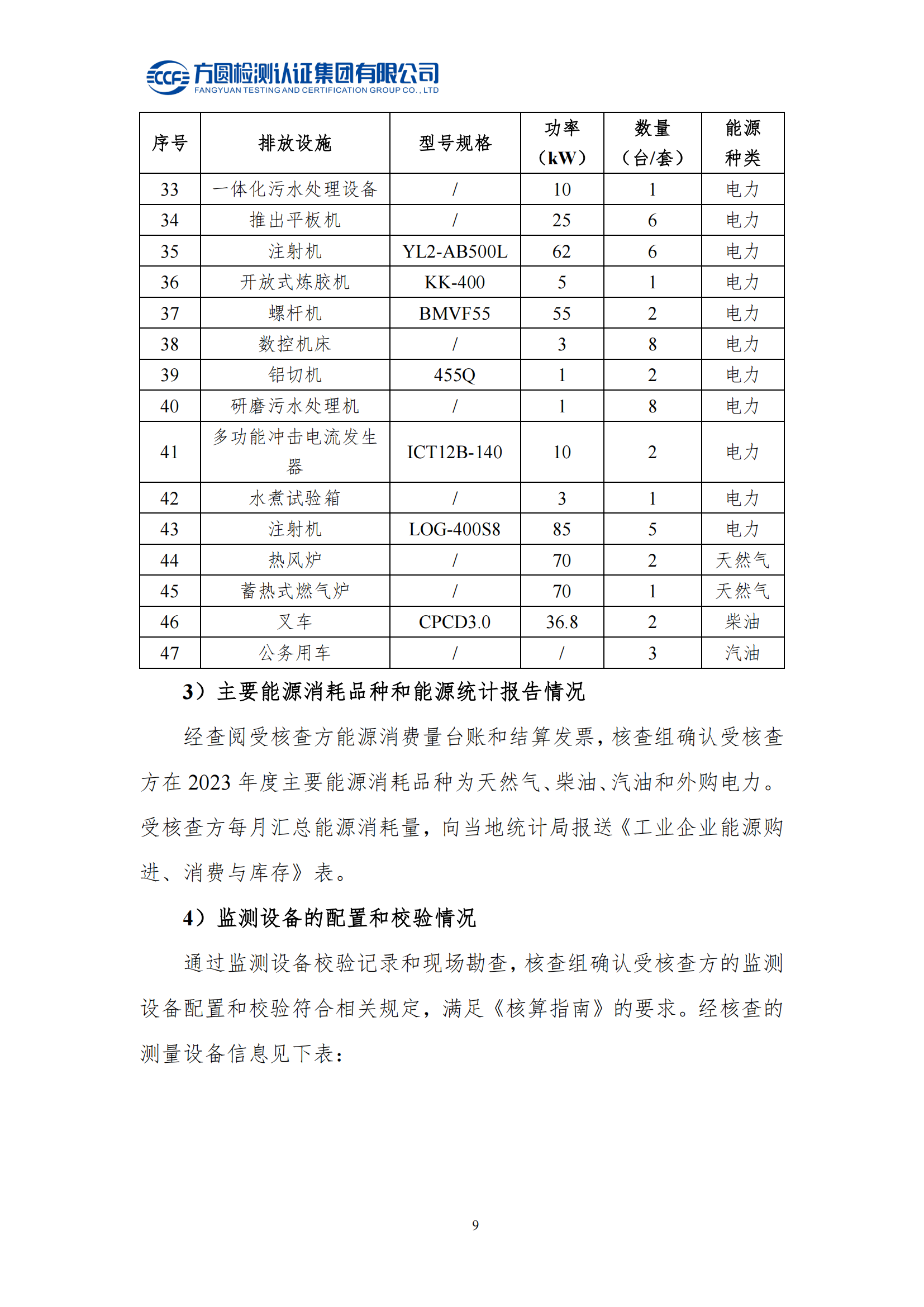 南陽(yáng)金牛電氣有限司2023年度溫室氣體排放核查報告(圖14)